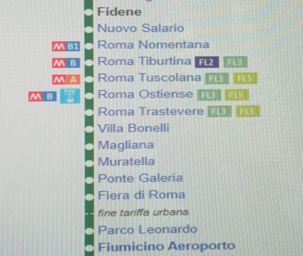 Ferienwohnung A Casa Di Delia - Stazione Fidene Rom Exterior foto